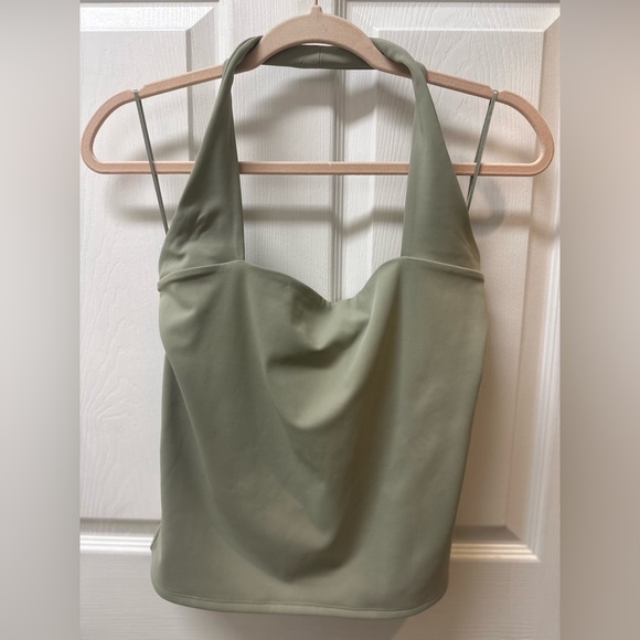 EXPRESS Sage Green Body Contour Top NWOT - Picture 4 of 7